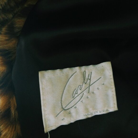 Vintage leopard faux fur jacket - Picture 4 of 8